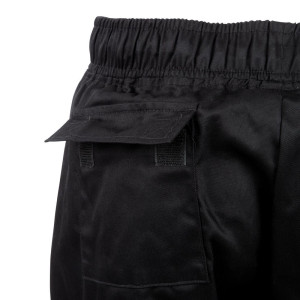 Pantalón de cocina para mujer negro Executive - Talla S - Chef Works - Fourniresto