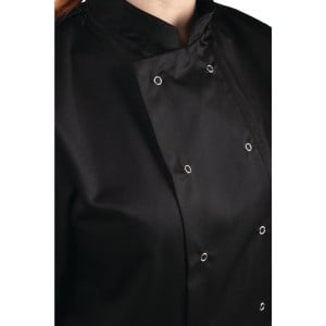 Veste De Cuisine Mixte Noire À Manches Courtes Vegas - Taille M - Whites Chefs Clothing - Fourniresto