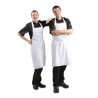 White Bib Apron 711 X 656 Mm - Whites Chefs Clothing - Fourniresto