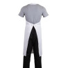 White Bib Apron - Size XL 915 x 1066 mm - Whites Chefs Clothing - Fourniresto