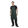 Apron Bib Green Bottle 710 X 970 Mm - Whites Chefs Clothing - Fourniresto