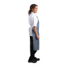 Delantal Babero Impermeable a Rayas Azul y Blanco 1016 x 711 mm - Ropa de Chef Whites - Fourniresto