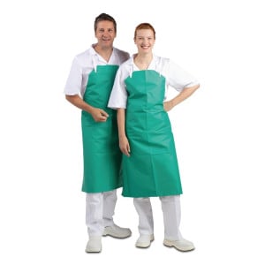 Delantal Impermeable Muy Resistente Verde 1070 X 910 Mm - Ropa de Chef Whites - Fourniresto