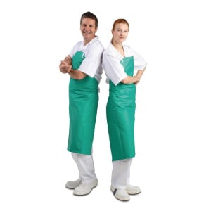 Delantal Impermeable Muy Resistente Verde 1070 X 910 Mm - Ropa de Chef Whites - Fourniresto