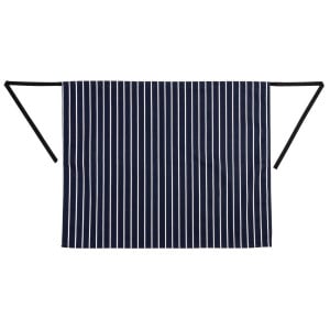 Delantal de cocina a rayas azules y blancas 760 x 920 mm - Ropa de chef Whites - Fourniresto