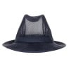 Sombrero Trilby Azul Marino con Rejilla - Talla L 590 mm - FourniResto - Fourniresto