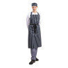 Tablier Bavette Extra Long Sans Poche Rayé Marine Et Blanc  - Whites Chefs Clothing - Fourniresto