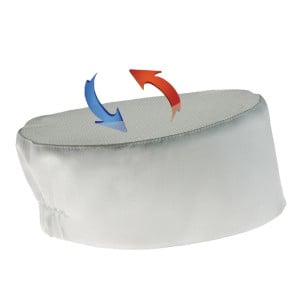 Gorro de cocina blanco Cool Vent - Talla única - Chef Works - Fourniresto