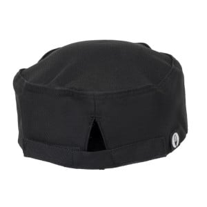 Gorro de cocina negro Cool Vent - Talla única - Chef Works - Fourniresto