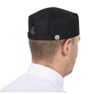 Black Cool Vent Chef Beanie - One Size - Chef Works - Fourniresto