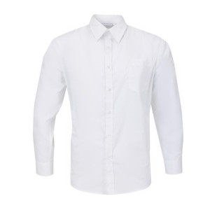 Camisa unisex blanca de manga larga Uniform Works - Talla S - Chef Works - Fourniresto