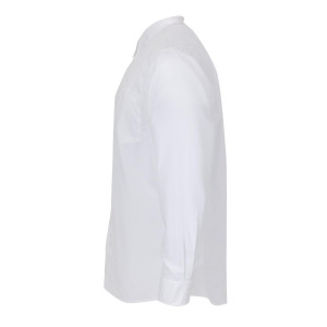 Camisa unisex blanca de manga larga Uniform Works - Talla S - Chef Works - Fourniresto