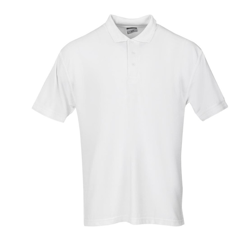 Polo Mixte Blanc - Taille Xl - FourniResto - Fourniresto