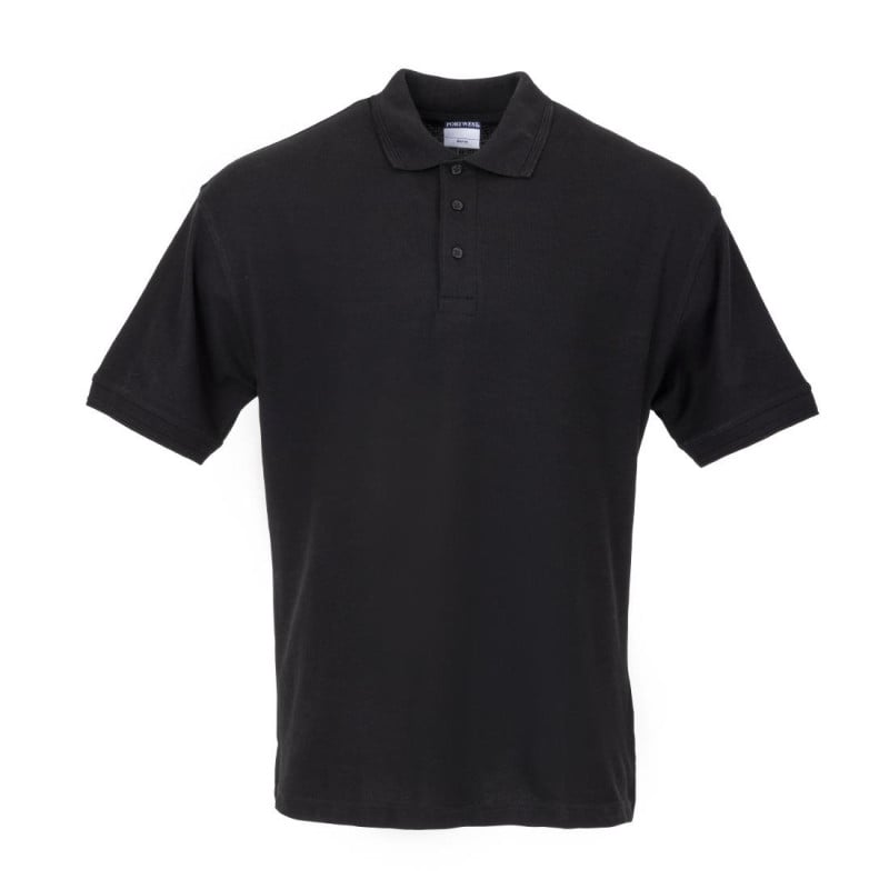 Polo Mixto Negro - Talla L - FourniResto - Fourniresto