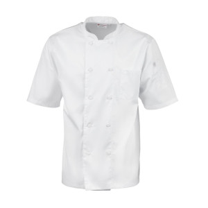 Chaqueta de cocina unisex blanca Montreal Cool Vent - Talla L - Chef Works - Fourniresto