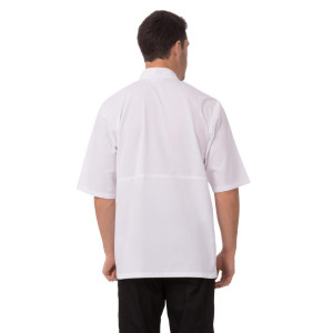 Chaqueta de cocina unisex blanca Montreal Cool Vent - Talla L - Chef Works - Fourniresto