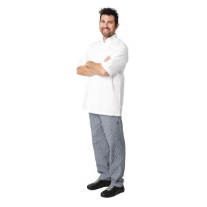 Chaqueta de cocina unisex blanca Montreal Cool Vent - Talla L - Chef Works - Fourniresto