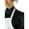 White Bib Apron with Pockets and Adjustable Neck Strap - Chef Works - Fourniresto