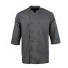 Veste De Cuisine Mixte Grise - Taille L - Chef Works - Fourniresto