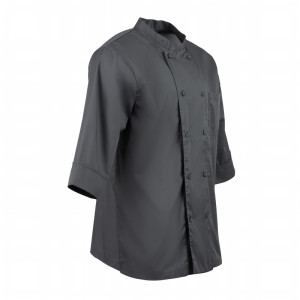 Chaqueta de cocina unisex gris - Talla L - Chef Works - Fourniresto