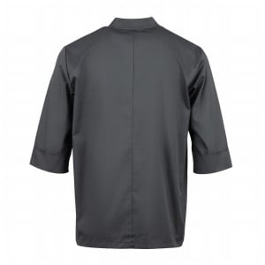 Veste De Cuisine Mixte Grise - Taille Xxl - Chef Works - Fourniresto