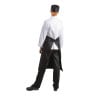 Delantal Estándar Negro de Polialgodón 914 x 762 mm - Whites Chefs Clothing - Fourniresto