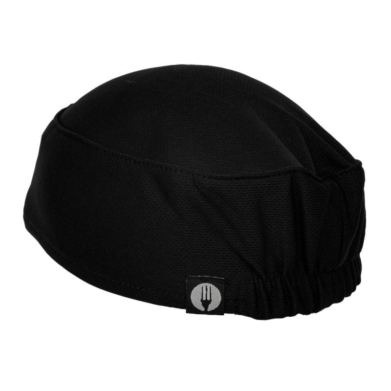 Gorro de cocina negro total Vent - Chef Works - Fourniresto