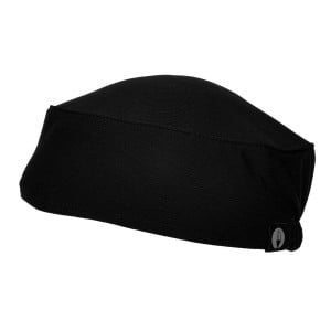 Gorro de cocina negro total Vent - Chef Works - Fourniresto