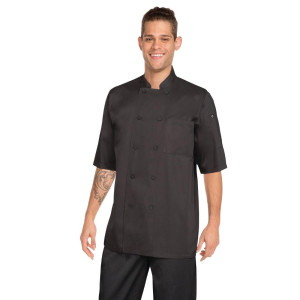 Veste De Cuisine Mixte Noire Cool Vent Montreal - Taille M - Chef Works - Fourniresto