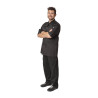 Veste De Cuisine Mixte Noire Cool Vent Montreal - Taille S - Chef Works - Fourniresto