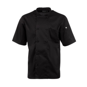 Veste De Cuisine Mixte Noire Cool Vent Montreal - Taille Xs - Chef Works - Fourniresto