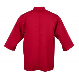 Chaqueta de cocina unisex roja - Talla L - Chef Works - Fourniresto