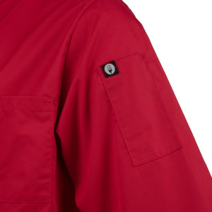 Veste De Cuisine Mixte Rouge - Taille S - Chef Works - Fourniresto