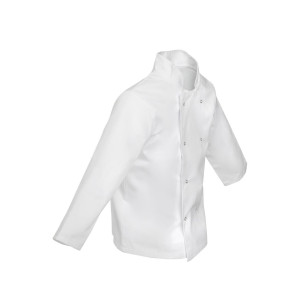 Chaqueta de cocina blanca para niño - Talla L/XL 8/10 años - Ropa de chef blanca - Fourniresto