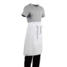 Delantal de camarero estándar blanco 1000 x 700 mm - Ropa de chef Whites - Fourniresto