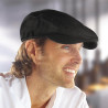 Gorra de moda negra con banda interior absorbente - Talla L/XL - Chef Works - Fourniresto