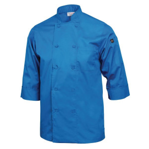 Chaqueta de cocina unisex azul - Talla L - Chef Works - Fourniresto