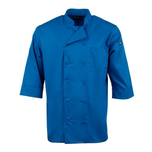 Chaqueta de cocina unisex azul - Talla L - Chef Works - Fourniresto