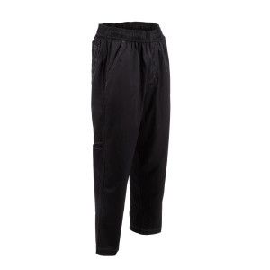 Pantalón de cocina unisex Baggy negro - Talla L - Chef Works - Fourniresto