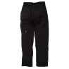 Pantalón de cocina unisex Baggy negro - Talla XL - Chef Works - Fourniresto