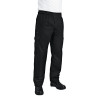 Pantalón de cocina unisex Fit Cargo Negro - Talla L - Chef Works - Fourniresto