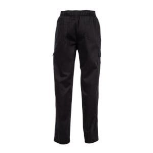 Unisex Fit Cargo Black Kitchen Pants - Size L - Chef Works - Fourniresto