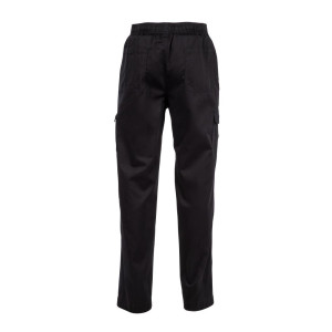 Pantalón de cocina unisex Fit Cargo Negro - Talla L - Chef Works - Fourniresto