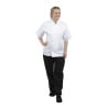 Chaqueta de cocina blanca de manga corta Boston - Talla L - Whites Chefs Clothing - Fourniresto