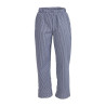 Pantalón de cocina unisex Vegas a cuadros azules y blancos - Talla L - Whites Chefs Clothing - Fourniresto