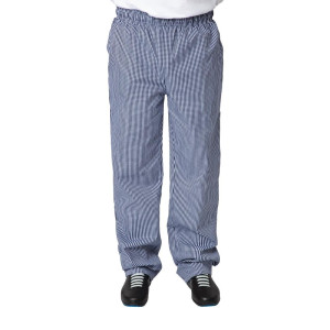 Pantalón de cocina unisex Vegas a cuadros azules y blancos - Talla XXL - Whites Chefs Clothing - Fourniresto