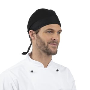 Bandana Noir - Taille Unique - Whites Chefs Clothing - Fourniresto