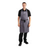 Delantal Babero Gris Antracita de Polialgodón 711 x 965 mm - Whites Chefs Clothing - Fourniresto