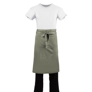 Delantal de camarero Oliva en Polialgodón 1000 x 700 mm - Whites Chefs Clothing - Fourniresto