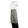 Server Apron Olive in Polycotton 1000 x 700 mm - Whites Chefs Clothing - Fourniresto